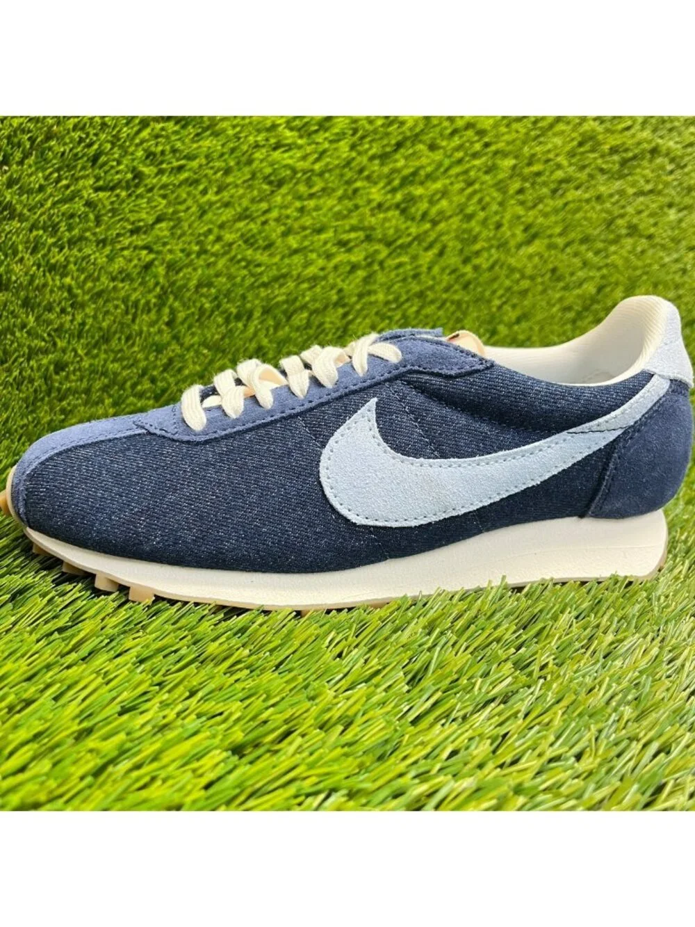 Nike LD 1000 SE Denim Womens Size 6.5 Navy White Athletic Running Shoes Sneakers